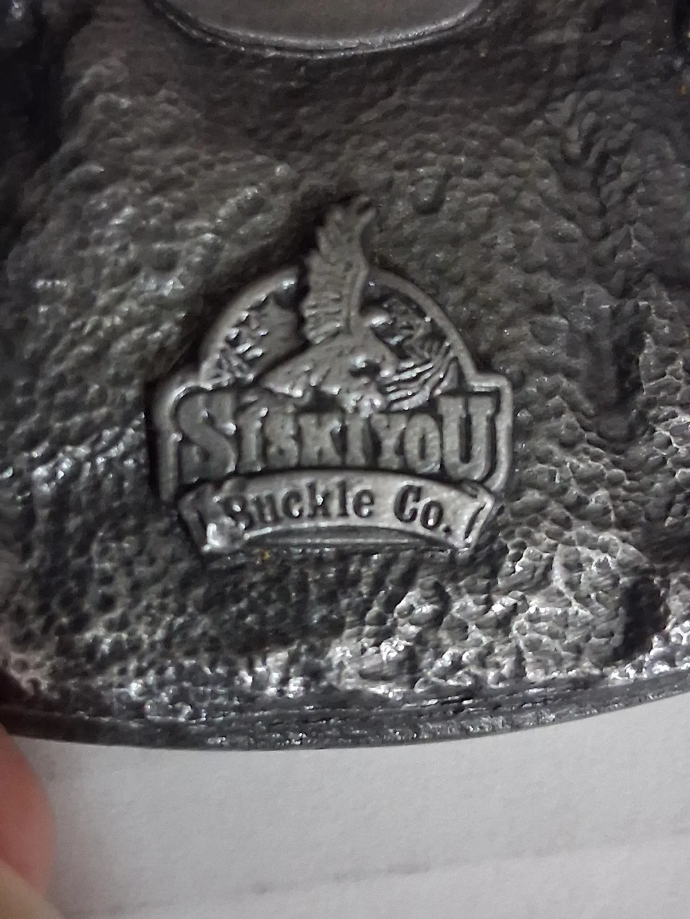 VTG 1990 Siskiyou Belt Buckle Co Iron Workers Union USA Made